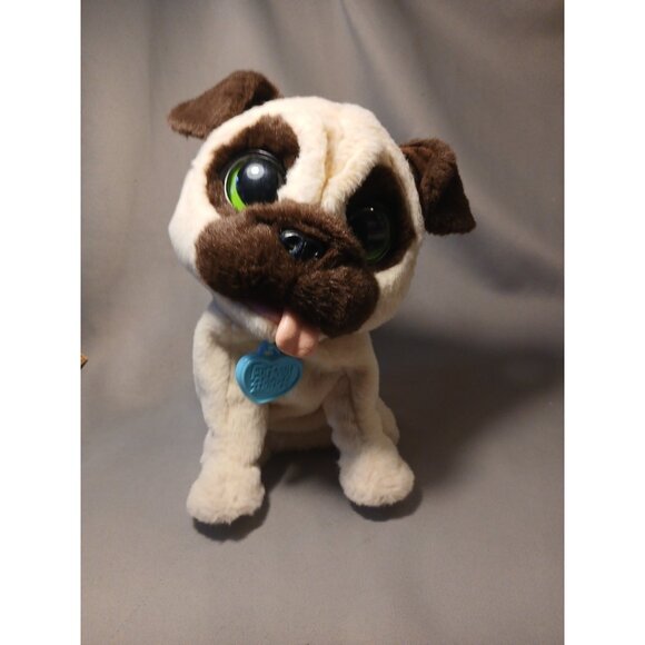 Fur Real Friends JJ My Jumping Pug Animated Pet Plush Barking Puppy Dog 10" Test - Picture 6 of 12